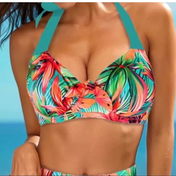 New Boutique Bikini 2 pc Tropical Swimsuit🏖🌴 - Picture 3 of 16